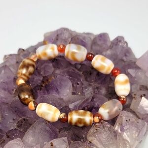 11*16mm Natural Gobi Agate Eyes Agate/stone Madagascar Beads Bracelet